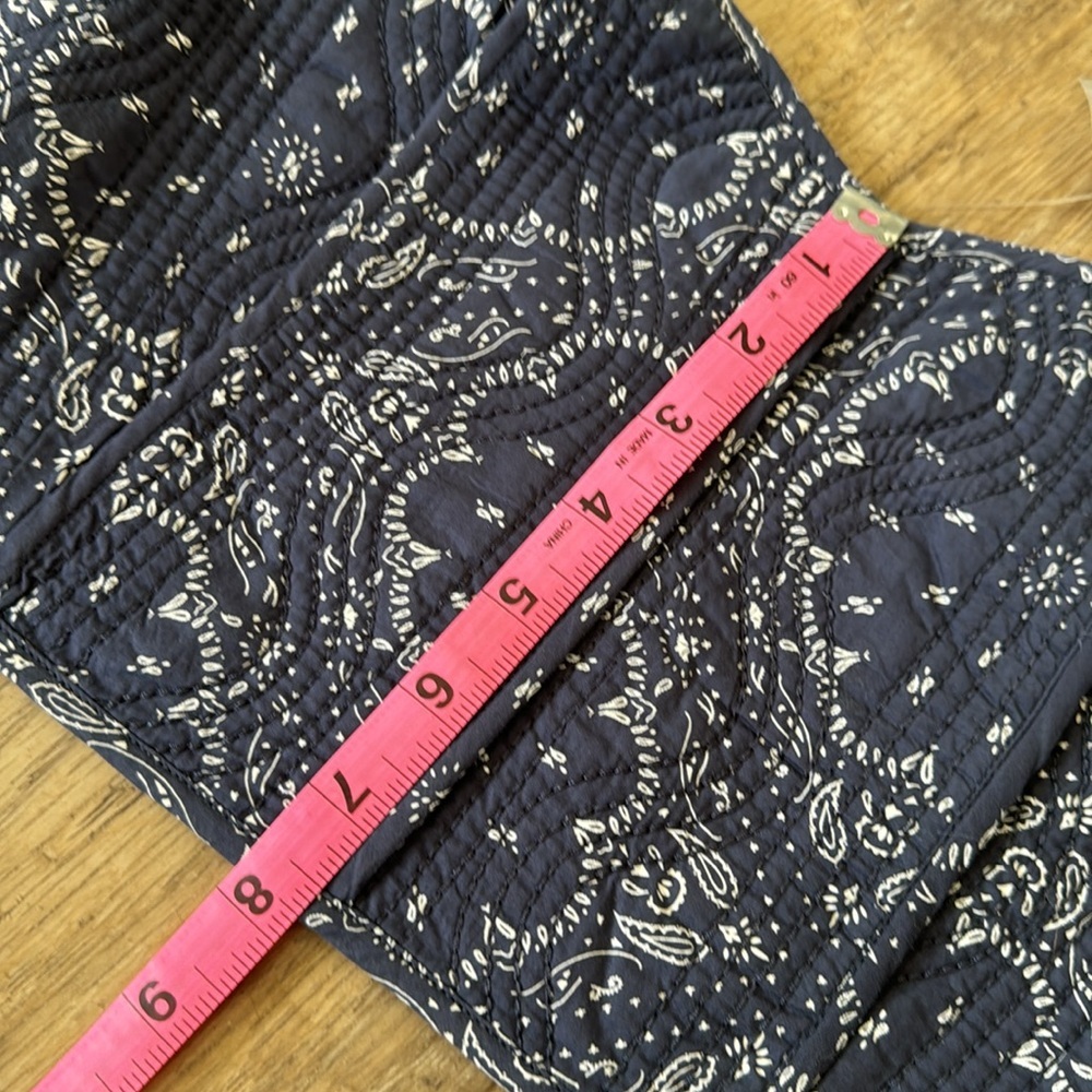 Madewell Quilted Sweetheart Crop Top Size 2 - Picture 13 of 16
